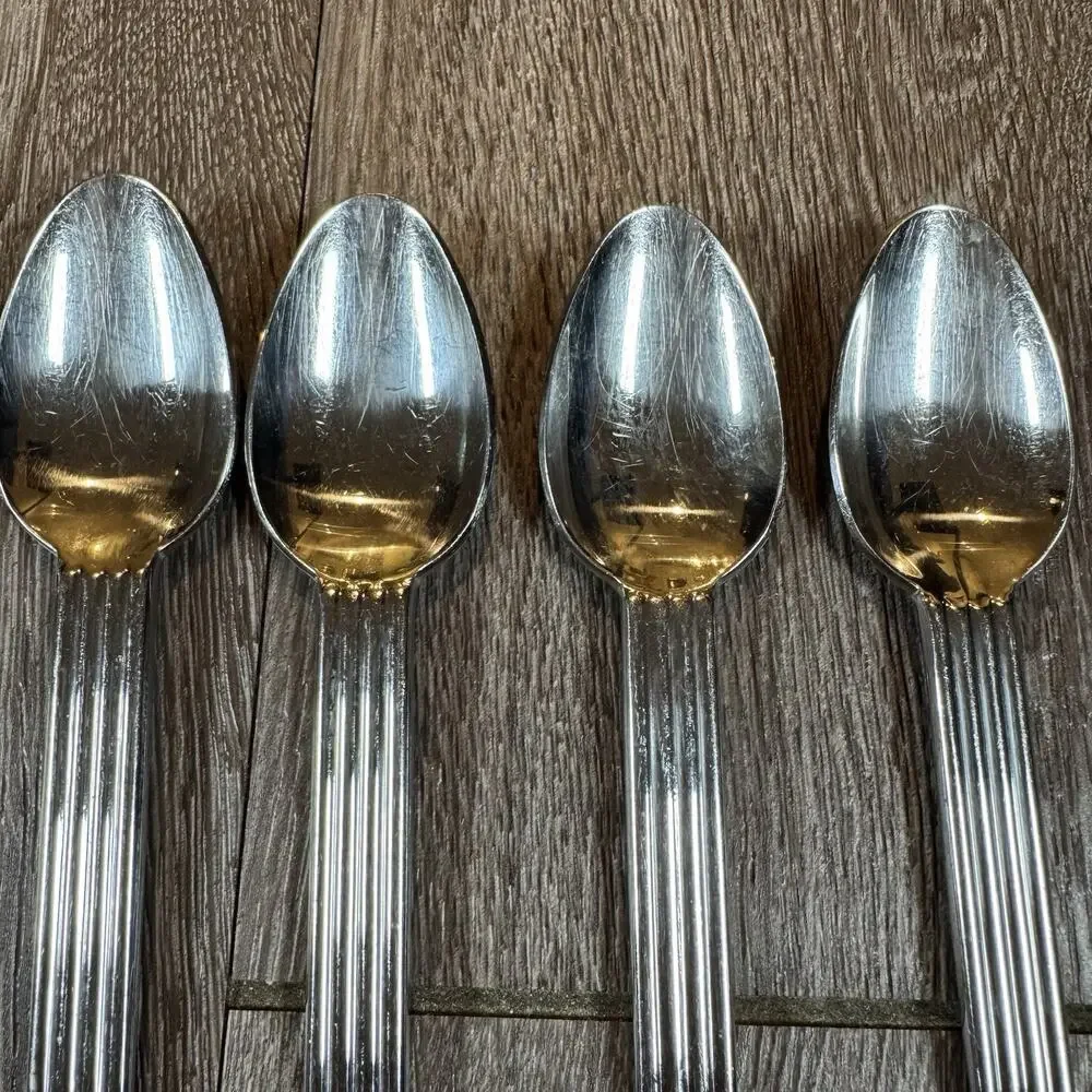 Lot of 13 IKEA Strateg Knives Spoons Forks Flatware Ribbed Ehlen Johansson 1990s